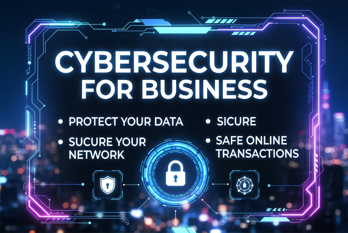 protecting digital infrastructure for businesses cybersecurity concept