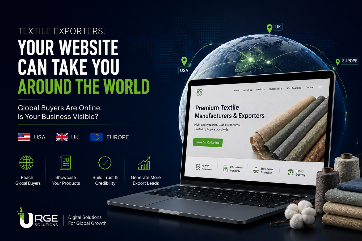 Professional Website for Textile Exporters